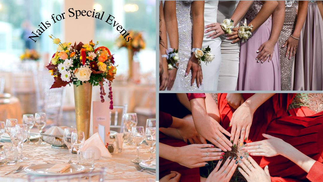 Nails Special Events Mobile Header Post header image gallery of flowers at a banquet