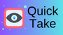 Icon box with light purple & blue background title :Quick Take